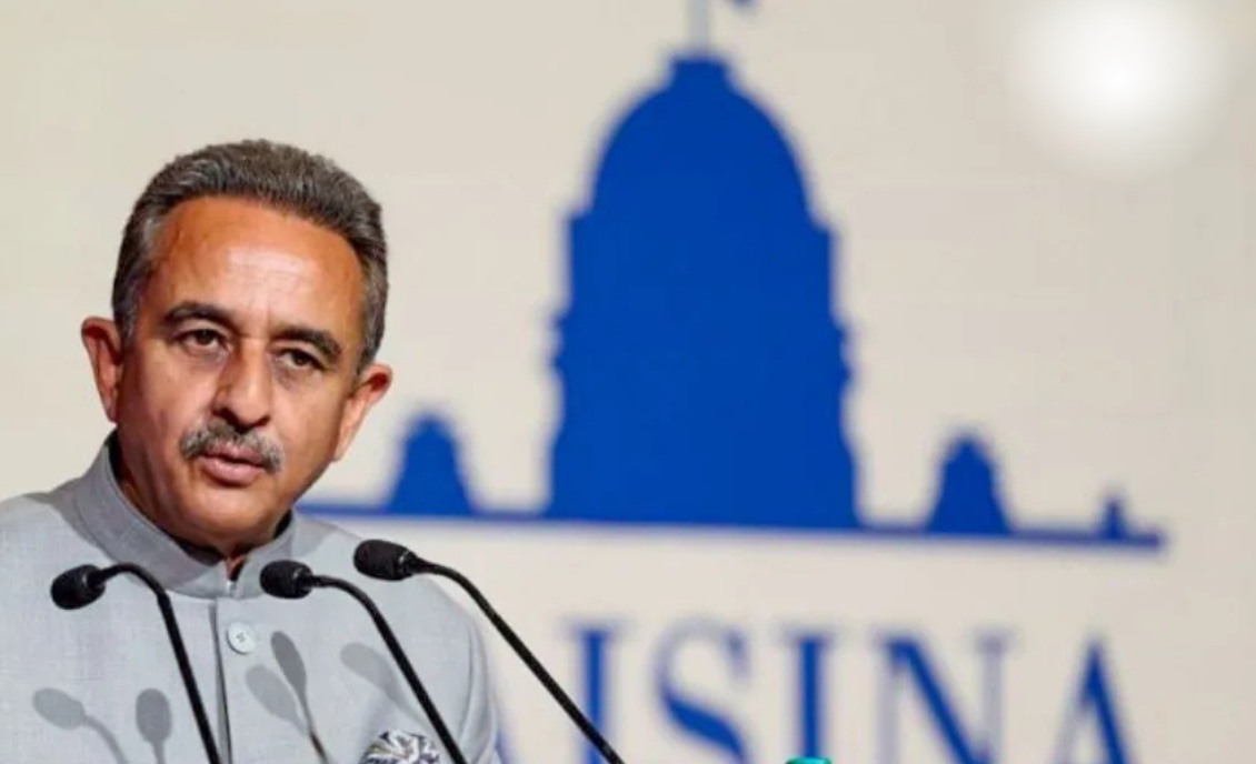Kirtivardhan Singh speaking at the Raisina Dialogue